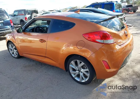 2016 Hyundai Veloster from USA, damaged, VIN KMHTC6AD4GU257282